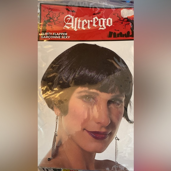 Alterego black short wig - Picture 1 of 4